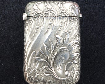Charles Murat - French Silver Vesta case - Art Nouveau