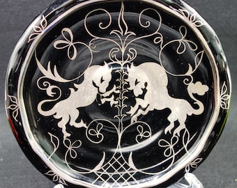 Bol Overlay D'Avesn en argent - Cristal noir et argent - Saint-Graal