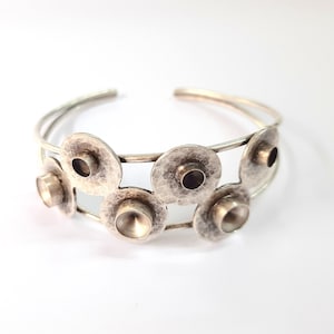 Bracelet blank, cuff blank bezel, cabochon mountings, adjustable bracelet, 8mm+5mm blank, Silver plated brass HNF53