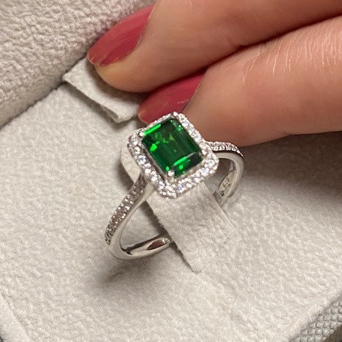 Emerald Square Ring Emerald Square Ring