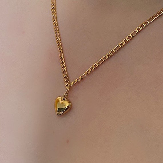 18ct Gold Plated Figaro Chain With 