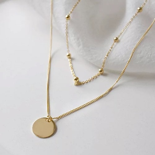 18ct Gold Coin Pendant - Etsy