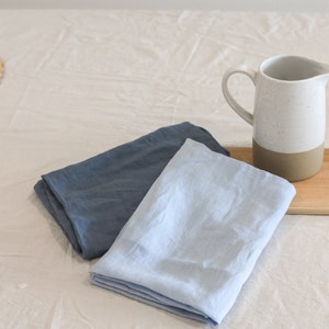 Linen tea towel. Kitchen towel. Hand towel. Natural dish towel. image 2