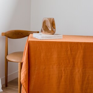 CLEARANCE Linen tablecloth. Table linens. Linen fabric tablecloth. image 3