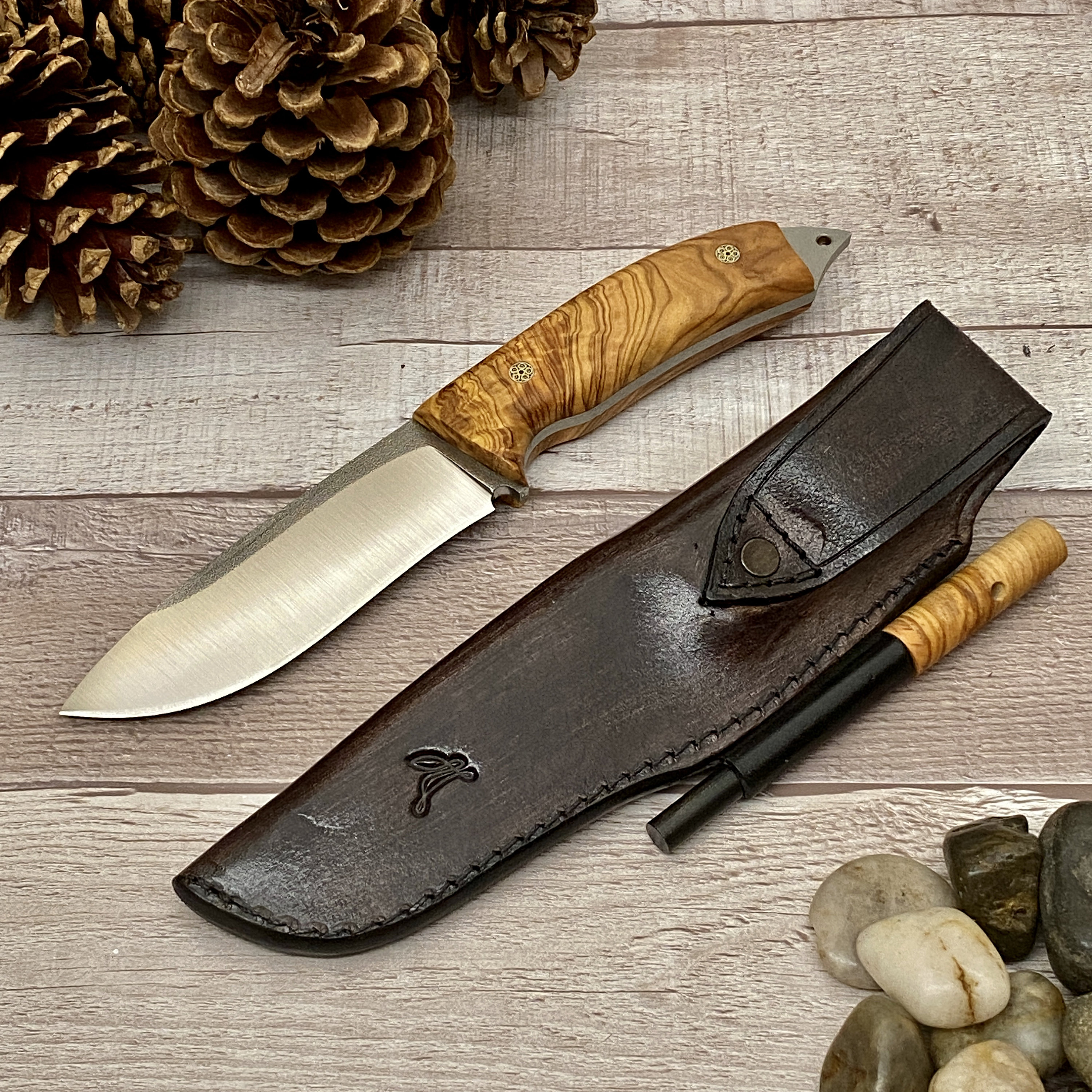 Buy HUNTING KNIFE NEEDLE 1 M390 MAMMOTH STABILIZED WOOD AD