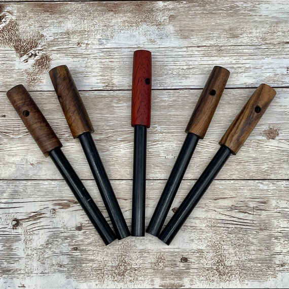 Kit D'allumage Feu De Camp En Jute : Ferro Tige (ferrocérium) + Bois Gras Naturel (Fatwood) - NEUF