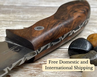 Cuchillo para acampar / Cuchillo para exteriores / Cuchillo de cazador / Cuchillo para trabajar la madera / Cuchillo para bushcraft / Cuchillo táctico de chef / Cuchillo japonés / Cuchillo de supervivencia