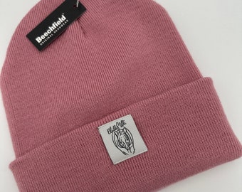 Beanie hat - old pink