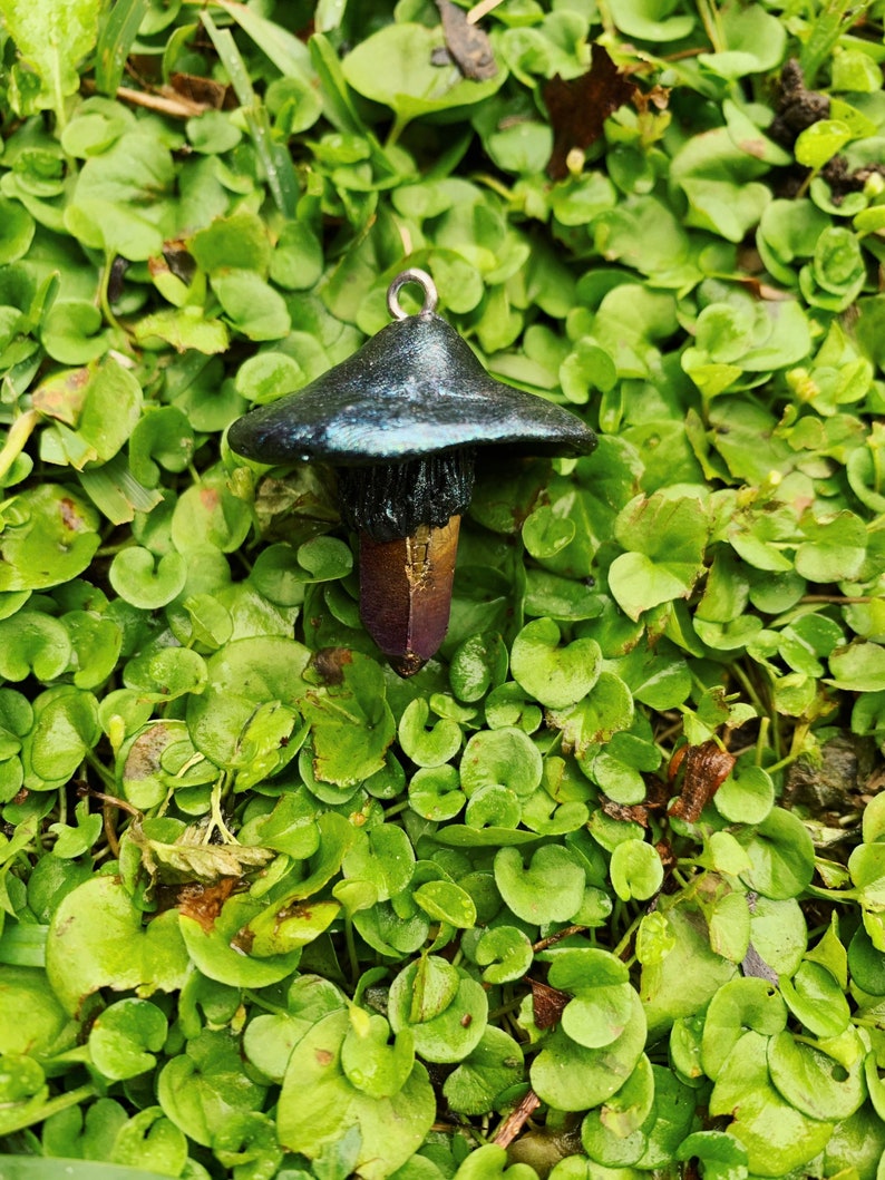 keychains holographic mushroom crystal charms mushrooms pendants for necklaces charms /& crystals |