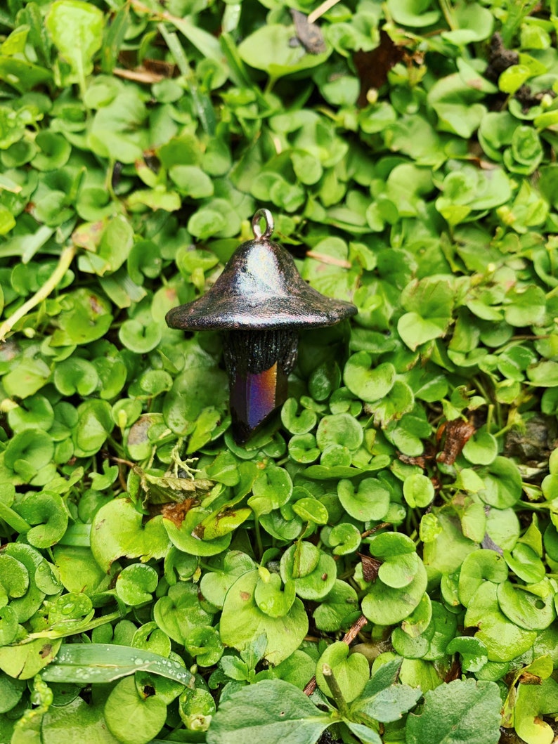 keychains holographic mushroom crystal charms mushrooms pendants for necklaces charms /& crystals |