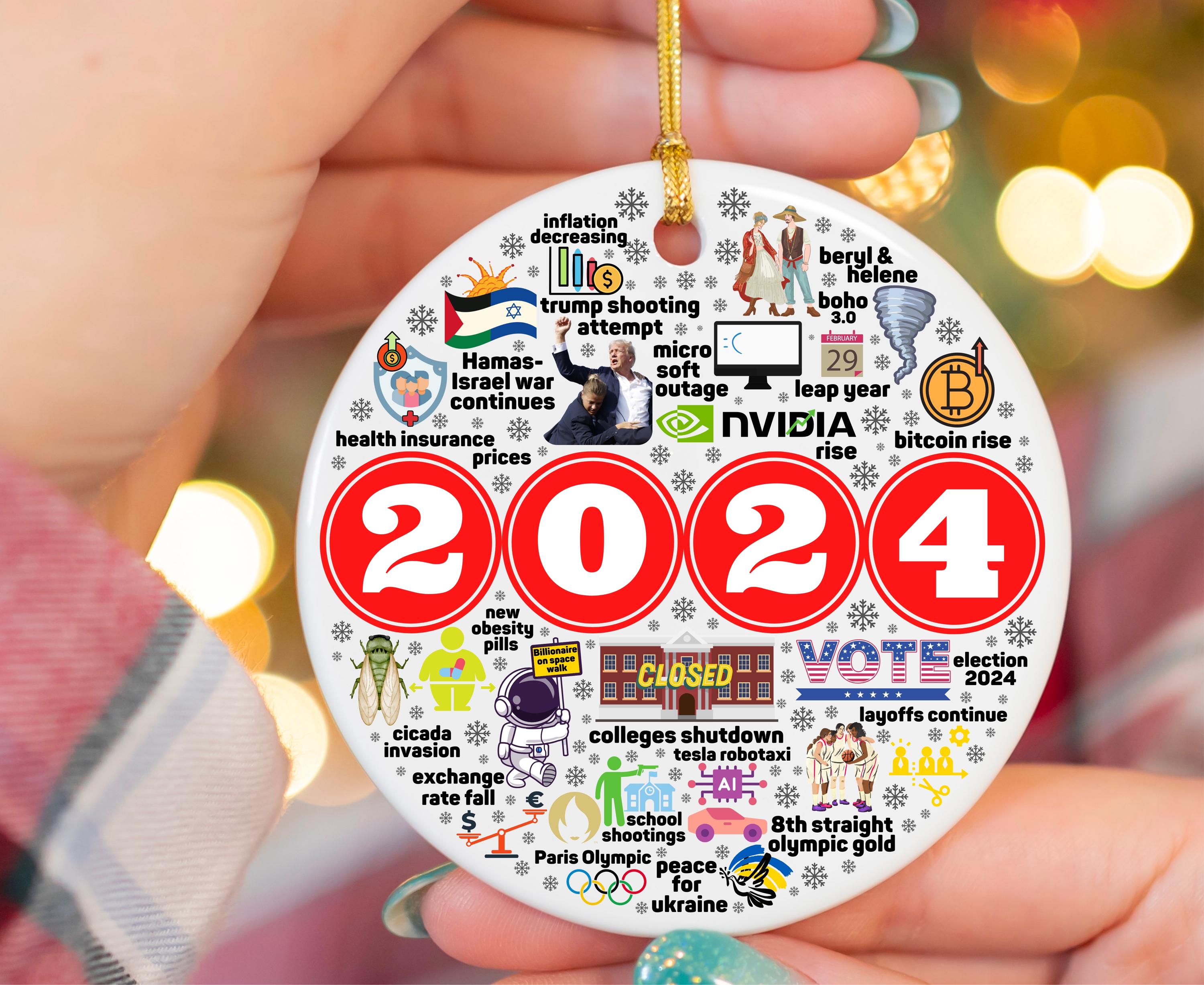 2024 Christmas Ceramic Ornament