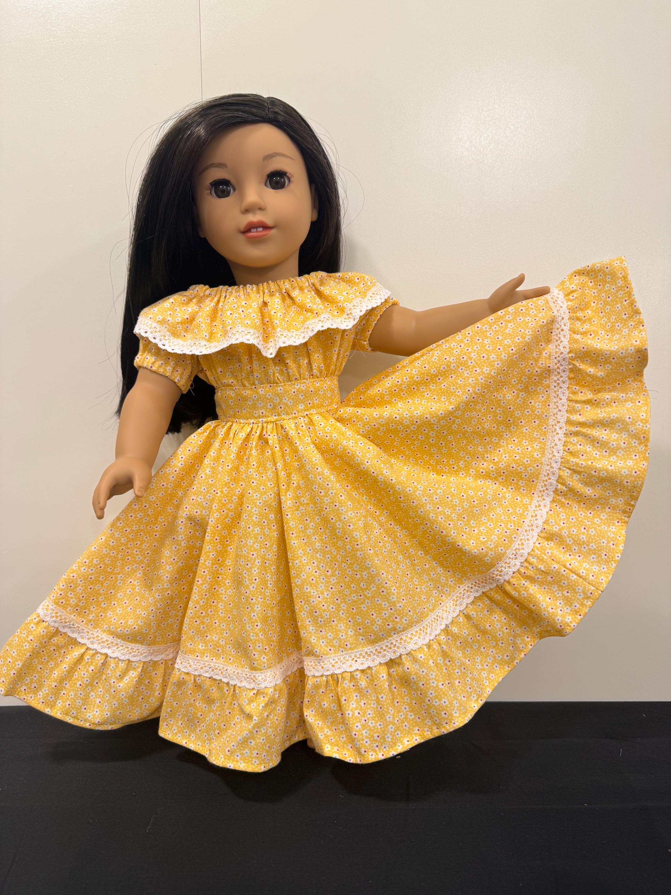 yellow flower girl dress Baby Yellow & Green Princess Dress 18M main image 0