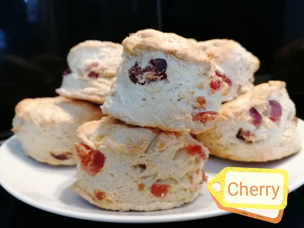 VEGAN Scones x6 Gift Box Baked Bakery Various Flavours Sweet Cake Tre…