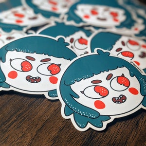 Cutie Pie Glossy Vinyl Sticker