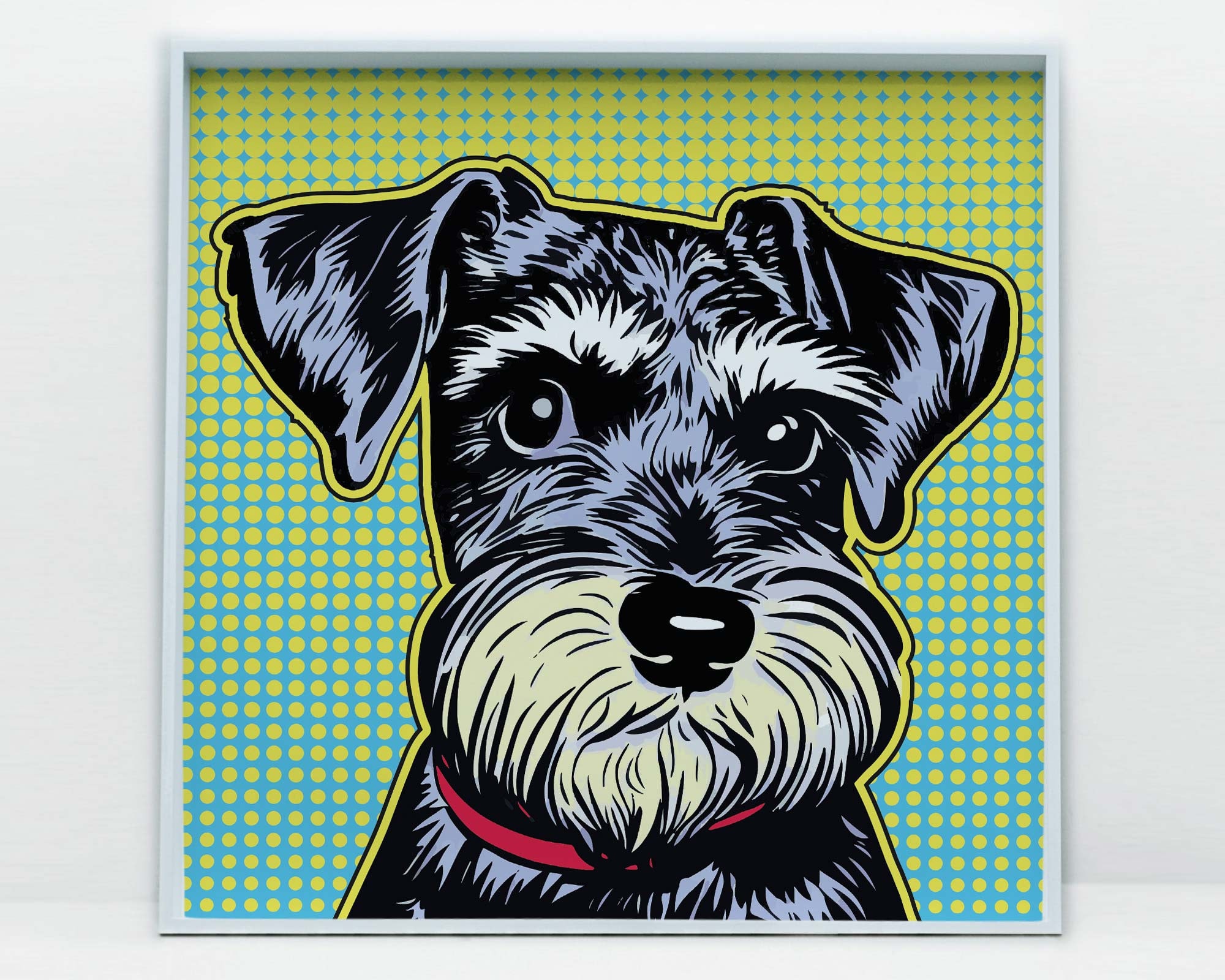 Schnauzer pop sale art