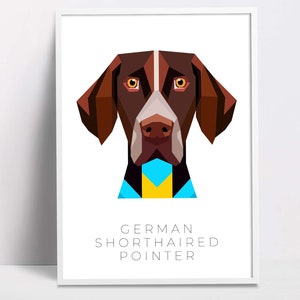German Shorthaired Pointer Pop Art Print (Digital Download)