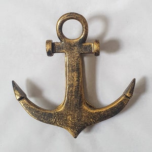 Anchor Shaped Door Knocker Antique Brass Front Door