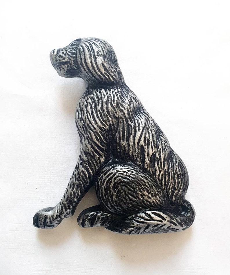 Dog Door Knocker Pewter Front Door Animal Etsy