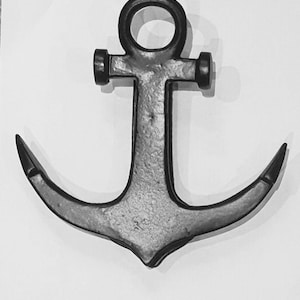 Anchor Door Knocker Antique Black Front Door Iron