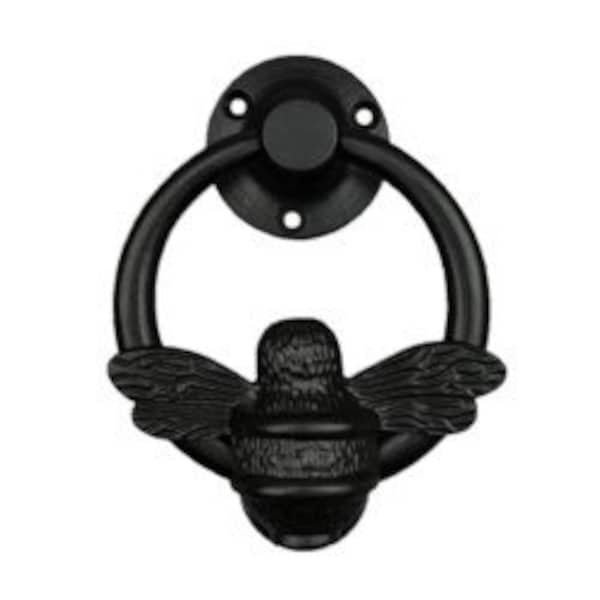 Anatolica Ladybug Door Knocker Solid Brass 5 Inches Tall (Black Oxide - View #6