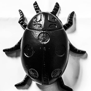LadyBitd Shaped Front Door Knocker Black Front Door Animal Cast Iron
