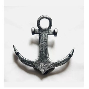 Anchor Door Knocker Antique Silver Front Door Cast Iron Heavy Duty