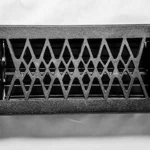 Air Vent Floor Register Cover Black Iron Decorative Grill