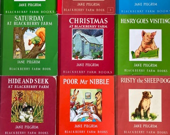 Blackberry Farm Books by Jane Pilgrim - Small Paperbacks 1970-1990s - Children's Animal Stories - Choose Title