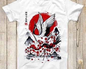 Japanese Swan Limited Edition Anime Manga Cartoon Top Tee Best Cute Gift Men Women Unisex Retro Style T Shirt 3123