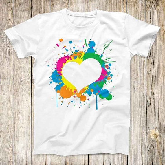 Love heart t shirt brand clearance