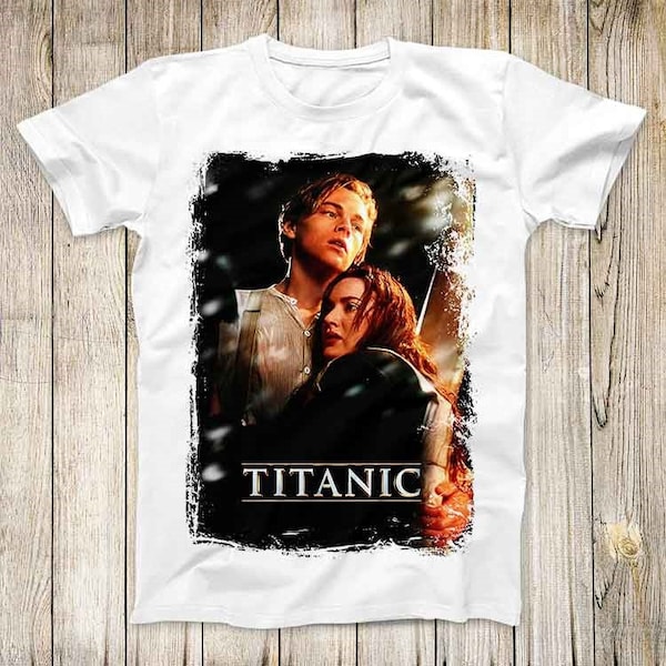 Titanic 1997 Original Film Movie Cinema Poster Top Tee Best Cute Gift Men Women Unisex Retro Style T Shirt 3133