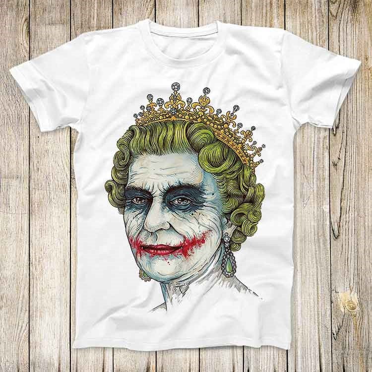 Discover Banksy Queen Elizabeth Make Up T-Shirt