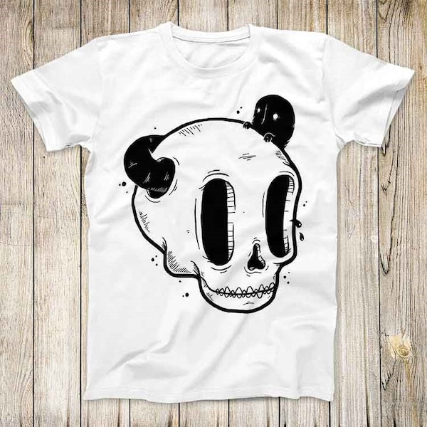 Acid Funky Skull Cool Drawing Artwork Tee Fashion Design Top Funny DJ Cool Birthday Gift Men Women T Shirt 2799