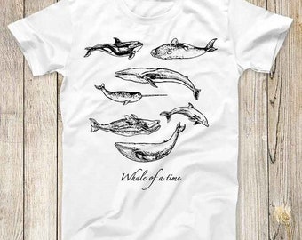 Whale Of A Time King Of The Ocean NatureTop Tee Best Cute Gift Mens Women Unisex T Shirt 3009