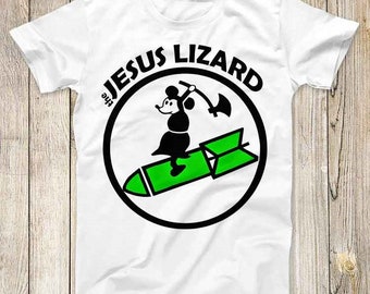 The Jesus Lizard Tee Mouse Retro Rock Punk Super Cool Top Gift Vintage Men Women T Shirt 2652