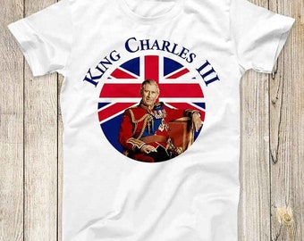 Coronation King Charles III His Majesty Top Tee Best Seller Birthday  Gift Men Women Unisex T Shirt 3198