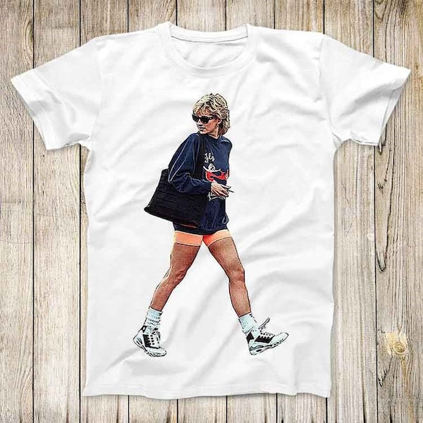 Magazine Princess Diana Streetwear Vintage TV Sportswear Top Tee Best Seller Birthday  Gift Men Women Unisex T Shirt 3200