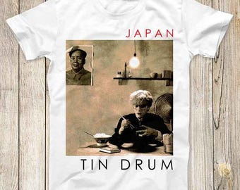 Japan Sylvian Tin Drum Top Tee Best Seller Birthday  Gift Men Women Unisex T Shirt 3234