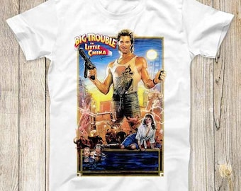 Fu Manchu Evil Villain Printed Big Trouble in Little China Top Tee Best Seller Birthday  Gift Men Women Unisex T Shirt 3225