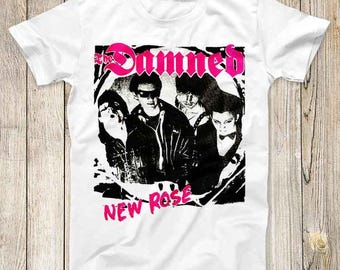The Damned New Rose Music Top Tee Best Seller Birthday Gift Men