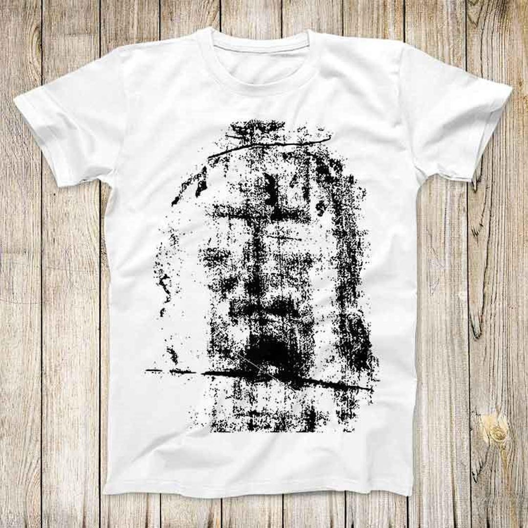 Shroud of Turin Jesus Christ Face Top Tee Best Seller Birthday Gift Men