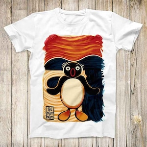 Noot Noot Madafakas Pingu Penguin Scream Funny Top Tee Best Cute Gift Men Women Unisex Retro Style T Shirt 3172