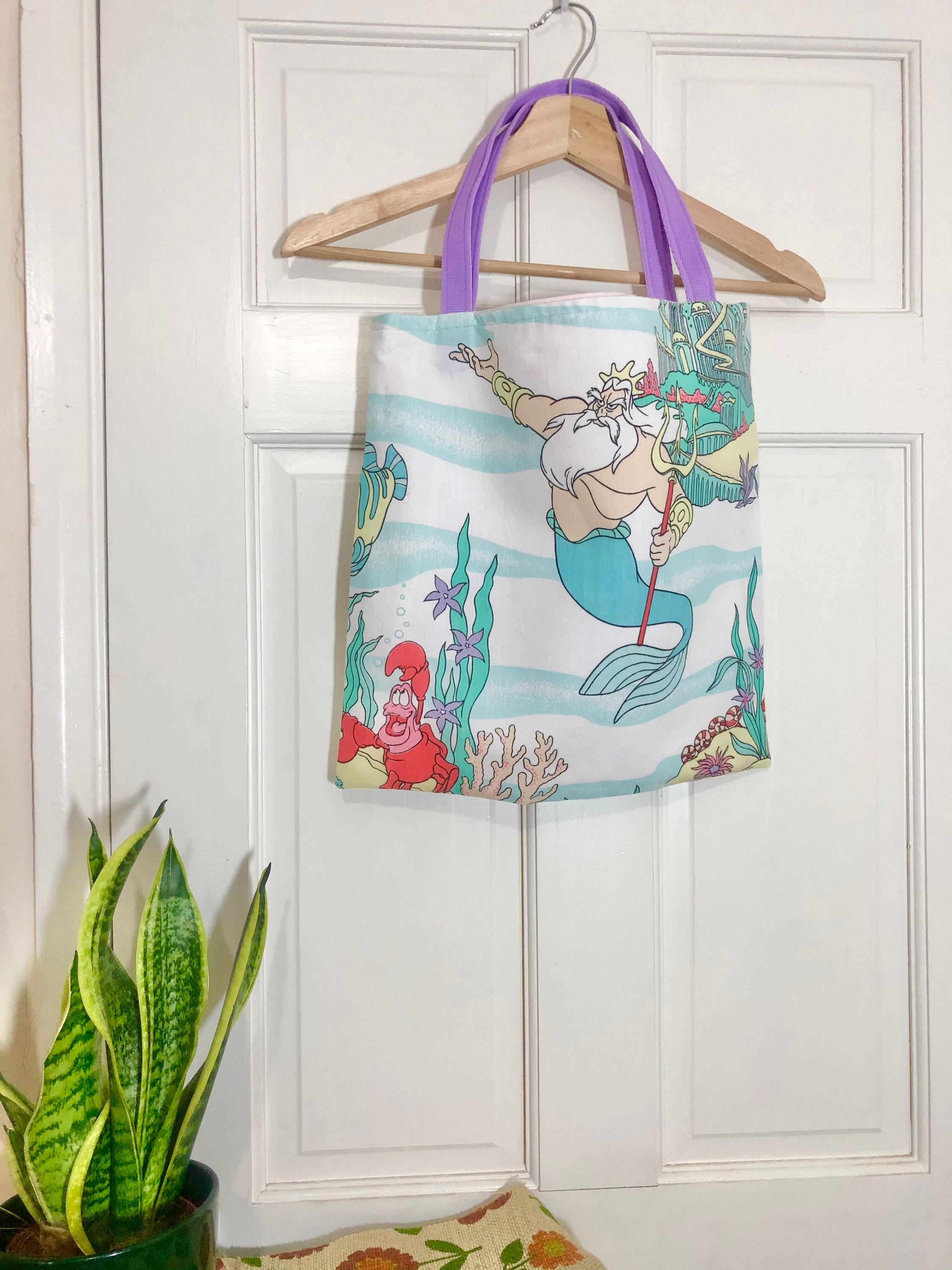Adult Tote bag Disney the little mermaid Handmade by Mabel Etsy