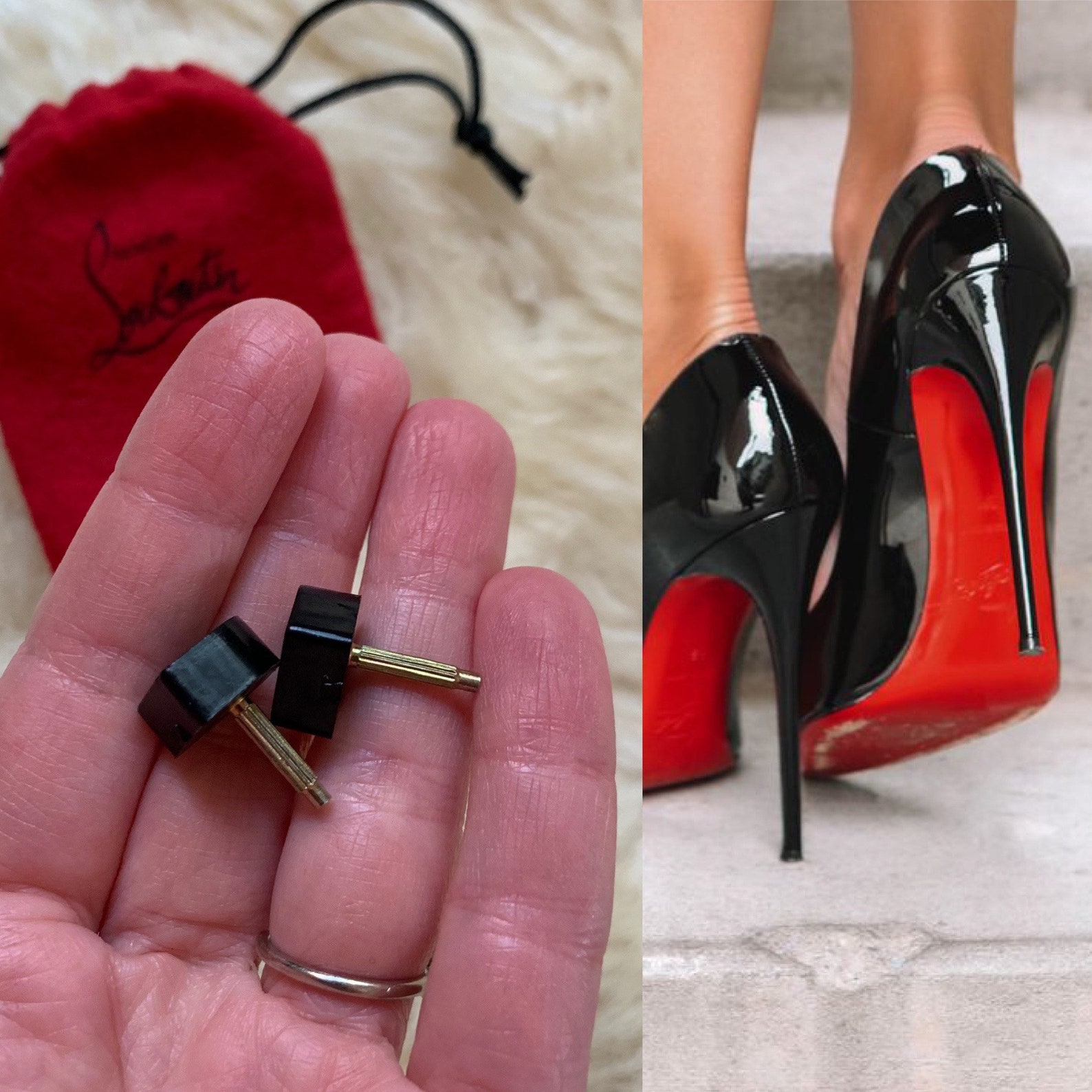 louboutin heel repair price