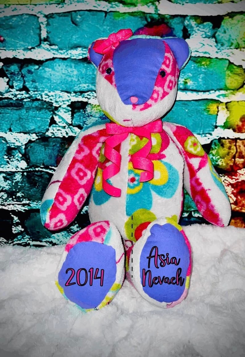 MEMORY BEARS CAN BE MADE FROM ANY FABRIC