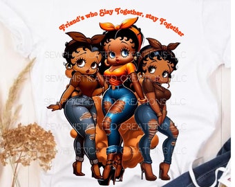 Betty Boop Friends that slay together