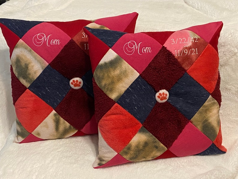 Memory Pillow Shirt Pillow Tie Pillow Loss of Loved One Etsy