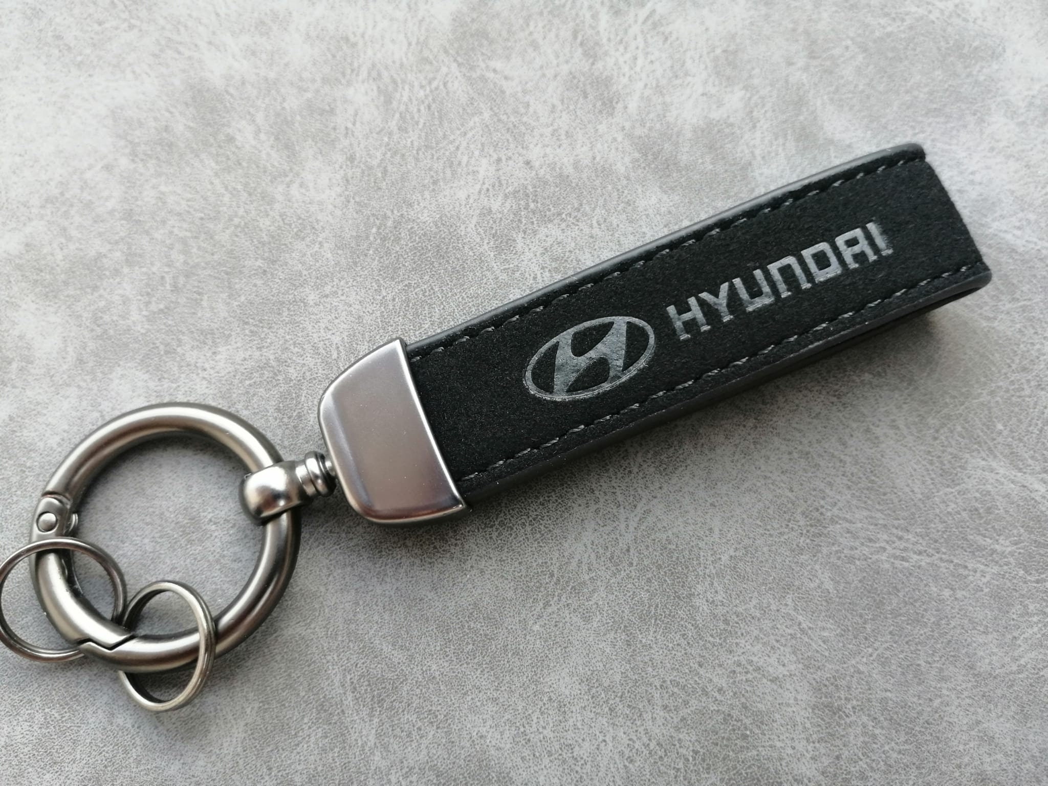 Hyundai Leather Keychain Original Personalized Gift for Men - Etsy