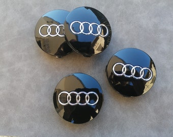 60mm Wheel center rim compatible with Audi 4 hubcaps hub caps