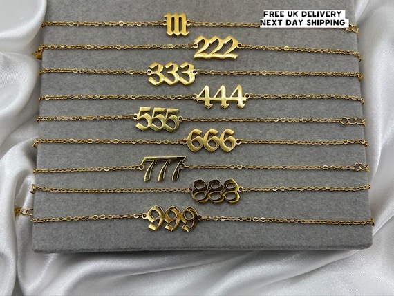 666 Angel Number Beaded Bracelet - Etsy